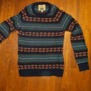 Urban Outfitters O'Hanlon Mills Fair Isle Crewneck Sweater XS